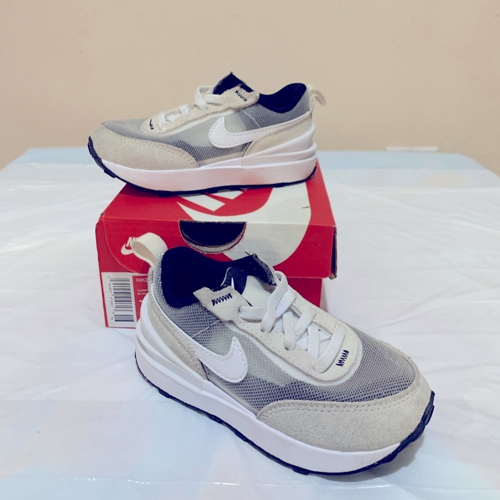 Nike Waffle One (TD) Summit White/White Black